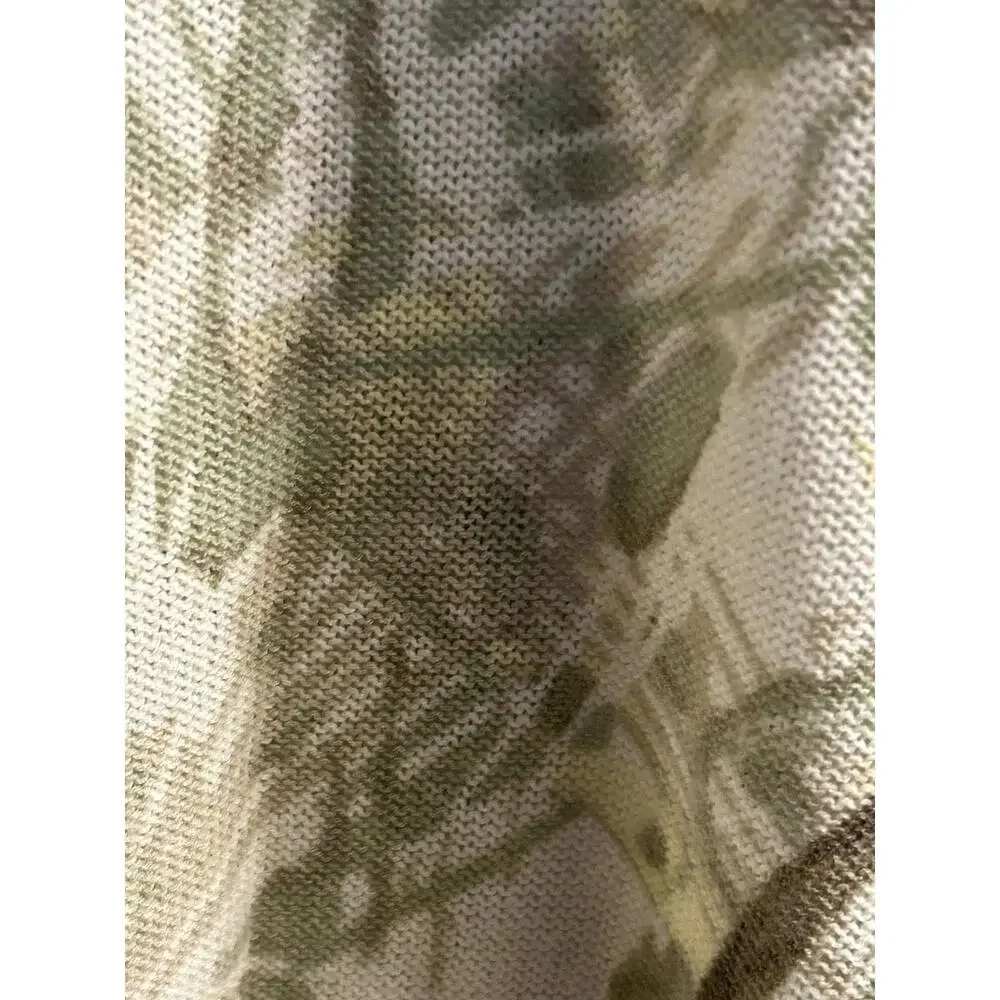 Northern Reflections Neutral Print 3-Button Cardigan Sweater Size S Lightweight - Picture 6 of 13